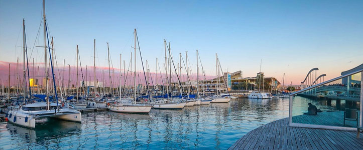 Barcelona port
